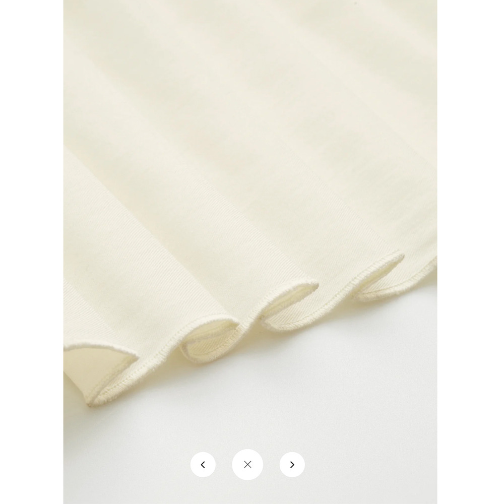 Commense Cream Sleeveless Wrap Midi Dress - Picture 5 of 5